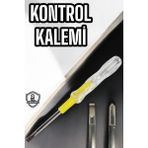 Test Cihazı Kontrol Kalemi Çift Başlıklı Şeffaf Elektrik Testi