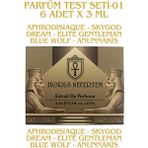 Test Seti-01 - 6 Adet x 3ml Parfüm Keşif Seti Deneme Boyu Seti Erkek Parfümler - 3 ml