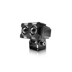 TESTA Motorsiklet Led Çakar Lamba Çift Merçekli Sarı-beyaz 3 Fonksiyonlu