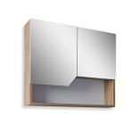 Teta Atlantik Çam Napolı 80 cm Mdf Banyo Üst Dolabı