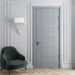 Teta Home 87x203 18/21 WC-Banyo Gri Madra Amerikan Panel Kapı