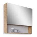 Teta Home Batum 65 cm Atlantik Çam MDF Banyo Üst Aynalı Dolap