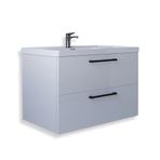 Teta Home Batum 65 cm Beyaz MDF Banyo Lavabolu Alt Dolap