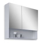 Teta Home Batum 65 cm Beyaz Mdf Banyo Üst Aynalı Dolap