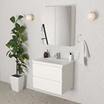 Teta Home Granada 65 Cm Mdf Gövde Membran Kapak Banyo Dolabı Seti