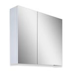 Teta Home Kahire 65 cm Beyaz MDF Aynalı Banyo Üst Dolabı