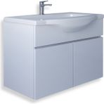 Teta Home Kahire 80 cm Beyaz MDF Lavabolu Banyo Alt Dolabı