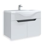 Teta Home Meksika 65 cm Mdf Antrasit Beyaz Banyo Lavabolu Alt Dolap