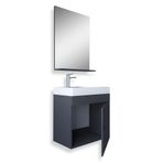 Teta Home Rio 45 cm MDF Antrasit Banyo Dolabı Seti