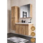 Teta Home Tokyo 100 Cm Mdf Banyo Dolabı Seti + Boy Dolabı Atlantik Çam