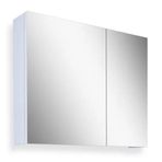 Teta Home Tokyo 65 cm Beyaz MDF Banyo Üst Aynalı Dolap