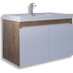 Teta Home Tokyo 65 cm MDF Beyaz Banyo Lavabolu Alt Dolap