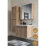 Teta Home Tokyo 80 Cm Mdf Banyo Dolabı Seti +boy Dolabı Atlantik Çam Atlantik Çam