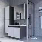 Teta Home Tokyo 80 cm Mdf Banyo Dolabı Seti + Boy Dolabı