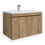 Teta Home Tokyo 80 Cm Mdf Banyo Lavabolu Alt Dolap Çam