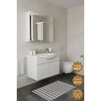 Teta Kahire 65 cm Beyaz Mdf Banyo Dolabı Seti