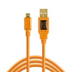 Tether Tools TetherPro USB 2.0 to Micro-B 5-Pin, 15' Bağlantı Kablosu 4.6m, Turuncu