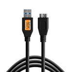 Tether Tools TetherPro USB 3.0 to Micro-B 1' DSLR Kamera Bağlantı Kablosu, 30 cm, Siyah