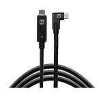 Tether Tools TetherPro USB-C - USB-C Kablosu - Sağ Açılı Fiş, Siyah