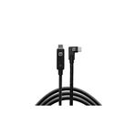 TetherPro USB-C to USB-C Micro-B 4.6 m Dik Açılı Bağlantı Kablosu