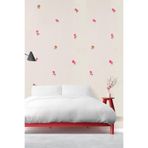 Tetik Bien Exclusive Çiçek Desenli Duvar Kağıdı 2701, Lila, 100 X 110