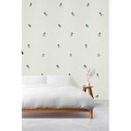 Tetik Bien Exclusive Çiçek Desenli Duvar Kağıdı 2704, Mavi, 100 X 110