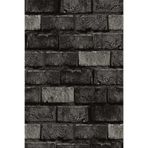 Tetik Bien Exclusive Taş Desenli Duvar Kağıdı 6410, Siyah, 100 X 110