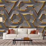 Tetik Duvar Kağıtları 3 Boyutlu Duvar Görseli Duvar Kağıdı 250x450 KAHVE