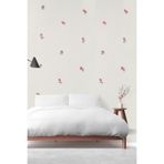 Tetik Exclusive Çiçek Desenli Duvar Kağıdı 2702, Penbe, 100 X 110