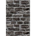 Tetik Zümrüt Exclusive Taş Desenli Duvar Kağıdı 7997, Siyah, 100 X 110