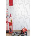 Tetik Zümrüt Kids Duvar Kağıdı 436-1, Beyaz, 100 X 110