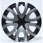 Tetra Jant Kapağı Siyah-Gri Kırılmaz 15" Renault Model (Amblem Hediyeli) (1 Adet) - 15 inç - 0