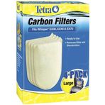Tetra Karbon Filtreler, Akvaryumlar İçin, Tetra Whisper EX Filtrelerine Uygun, Büyük, 4 Adet