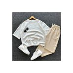 tetramoda Bisiklet Yaka Yarım Kol Oversize Kısa Kol T-shirt Pantolon Takım 2'li set