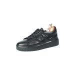 TETRİ Dantes Model Hakiki Deri El Yapımı Erkek Siyah Günlük Sneaker