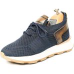 Tetri Leonidas Model Deri Triko Erkek Lacivert Sneaker - 0 - Siyah