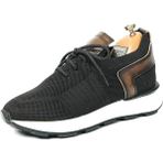 Tetri Leonidas Model Deri Triko Erkek Siyah Sneaker - 0 - Siyah