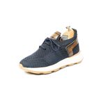 TETRİ Leonidas Model Hakiki Deri Triko Erkek Lacivert Sneaker