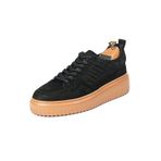 TETRİ Richard Model Hakiki Deri El Yapımı Erkek Siyah Sneaker