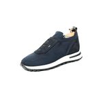 TETRİ Roksane Model Hakiki Deri El Yapımı Erkek Lacivert Triko Sneaker Ayakkabı