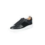 TETRİ Rossini Model Hakiki Deri El Yapımı Erkek Siyah Sneaker