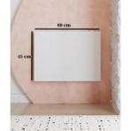 Tetto Elagante Katlanır Duvara Monte Masa Çalışma Masası Oyun Masası Ders Masası 60×45 - 60*45 - Beyaz