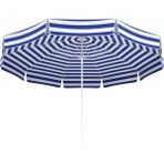 Tevalli Parasol's 100/10 Mavi Beyaz Çizgi Delüks Plaj ve Bahçe Şemsiye
