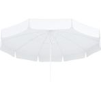Tevalli Parasols 200 cm Lüks Polyester Plaj Şemsiye - Beyaz - 2 x 2 m