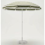 Tevalli Parasol's Serisi Geniş Plaj Şemsiyesi Gölgelikler – UV%99 Korumalı, Gabardin Dope Dyed Kumaş, Karbon Çelik Tel Eğilebilir Rüzgara Dayanıklı Havuz ve Bahçe İçin (ÇAMYEŞİLİ-BEYAZ)