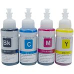 Tex - İnvest Epson L365 Yazıcılar Için Mürekkep 4 Renk - Renkli