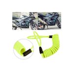 Tex Motosiklet Disk Kilidi Güvenlikli Hatırlatma Kablosu 1 Metre 50 Cm (150cm) Motor Bisiklet Kablosu