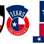 Texas USA ütüyle yapışan arma transfer ütüleme için 6 adet kıyafet tişört triko ütü motifi - 6B