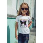 Texclusive Kuromi Çocuk Tişört Beyaz Kız Çocuk Tshirt - 12 - 13 Yaş