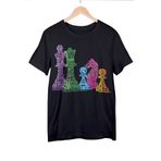 Texclusive Satranç Tshirt Vezir Kale At Piyon Baskılı Satranç Temalı Tişört